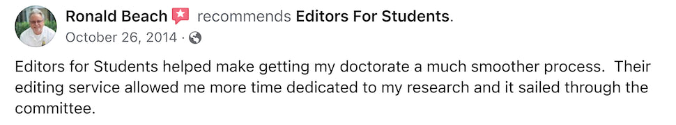 Editors For Students Dissertation Editing Review